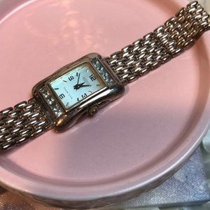 Sterling Silver and Blue Topaz Ecclissi Watch